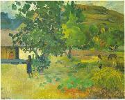 Paul Gauguin La maison oil